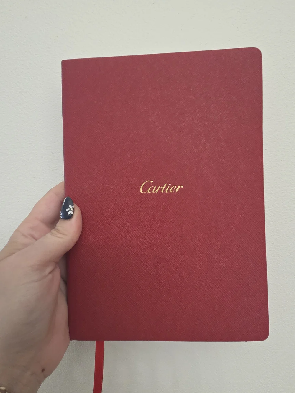 *Brand NEW* Cartier Red Logo Notebook
